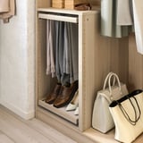 KOMPLEMENT Divider for frames, white stained oak effect, 75-100x58 cm