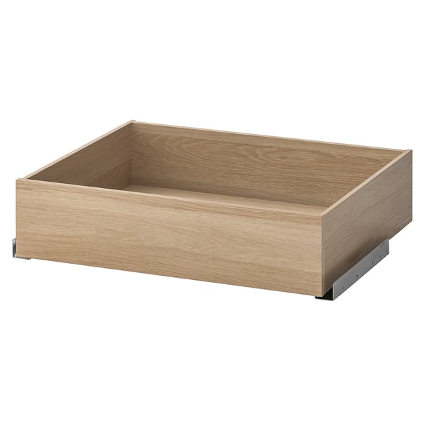 KOMPLEMENT Drawer, white stained oak effect, 75x58 cm
