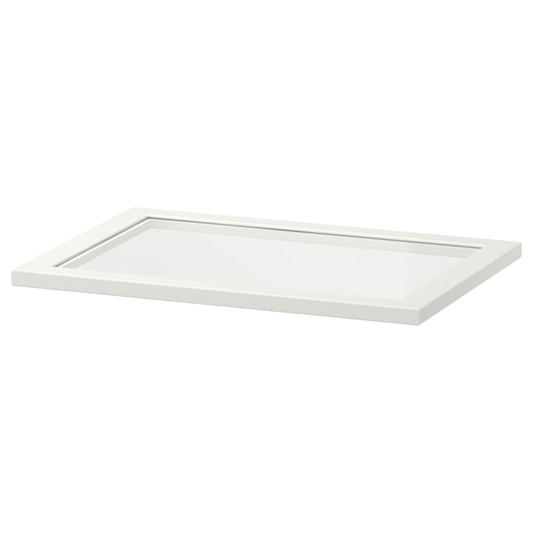 KOMPLEMENT Glass shelf, white, 50x35 cm IKEA
