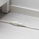 KOPPLA Extension cord, unearthed white, 5 m