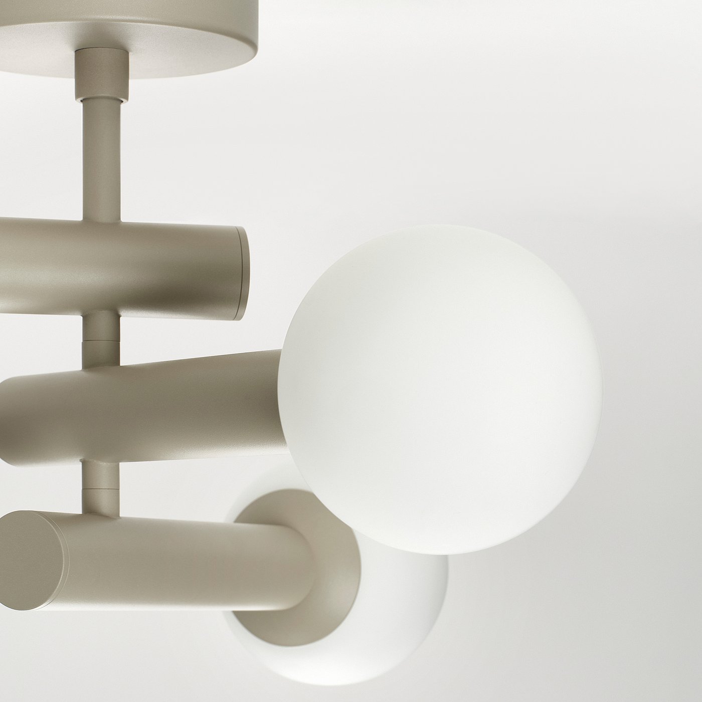 KRANBALK ceiling lamp, beige - IKEA