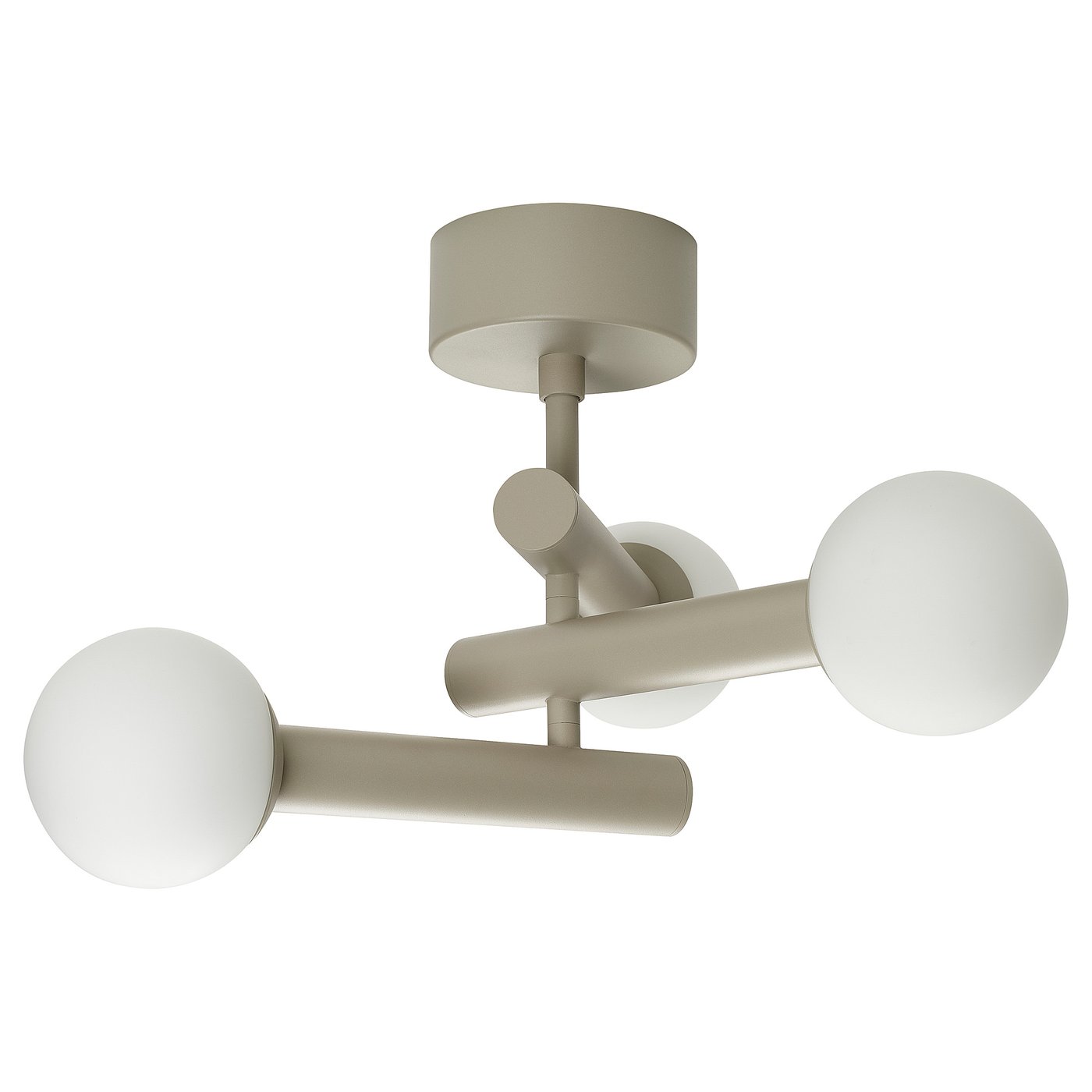 KRANBALK ceiling lamp, beige - IKEA