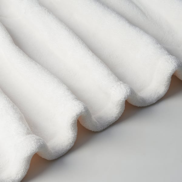 KRANSSALVIA Blanket, white, 200x200 cm
