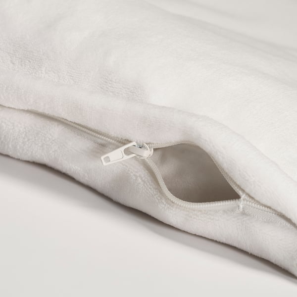 KRANSSALVIA Duvet cover and 2 pillowcases, white, 200x200/50x60 cm