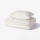 KRANSSALVIA Duvet cover and pillowcase, white, 150x200/50x60 cm