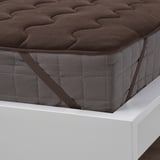 KRANSSALVIA Mattress protector, brown, 160x200 cm