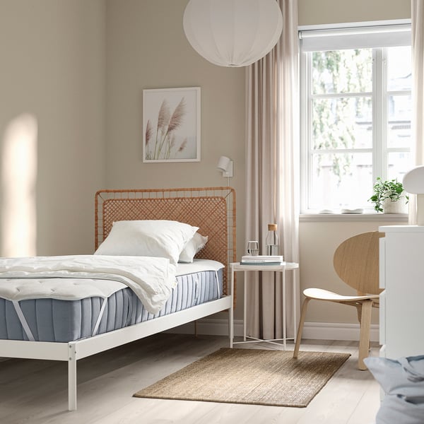 KRANSSALVIA Mattress protector, white, 80x200 cm