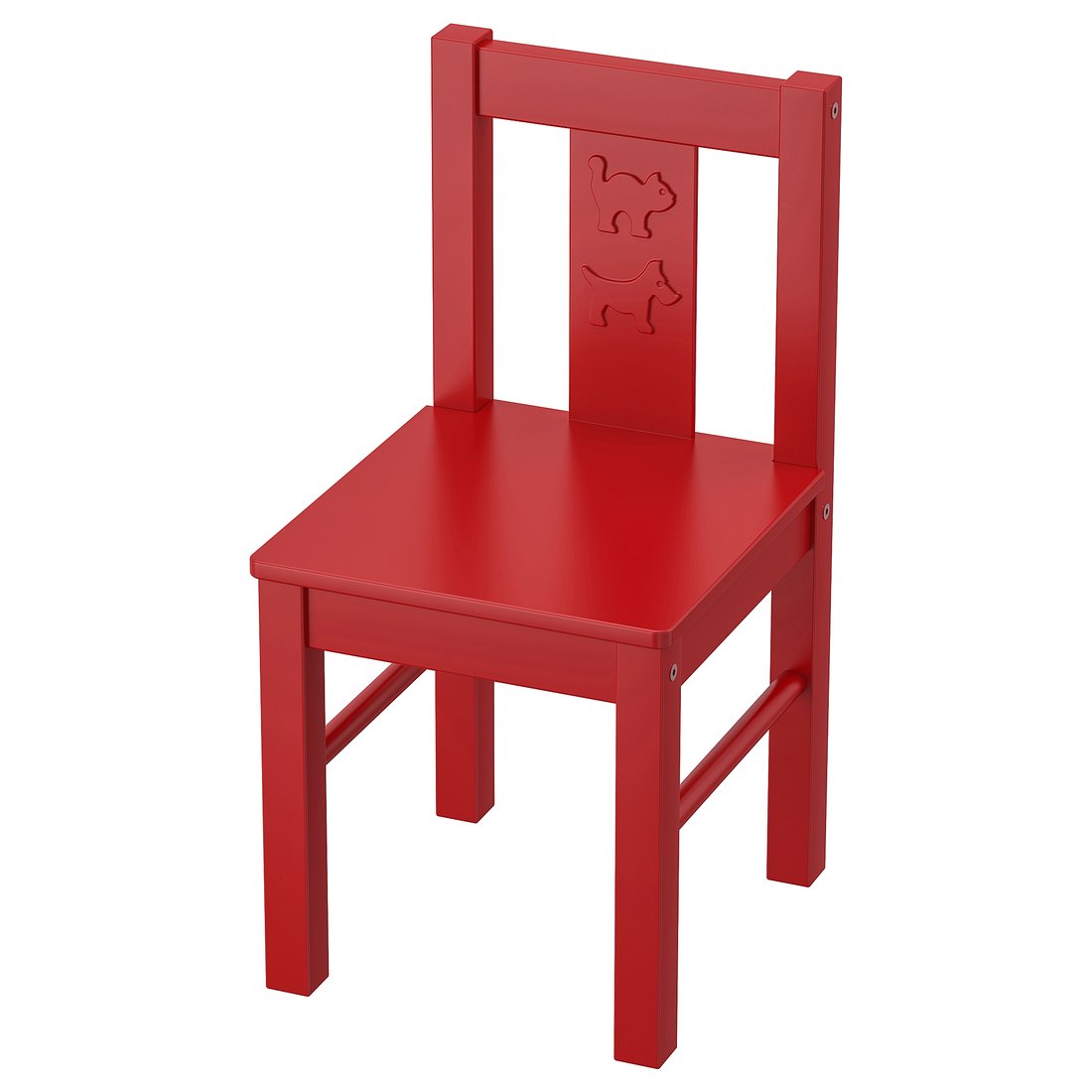 KRITTER Children's chair, red IKEA