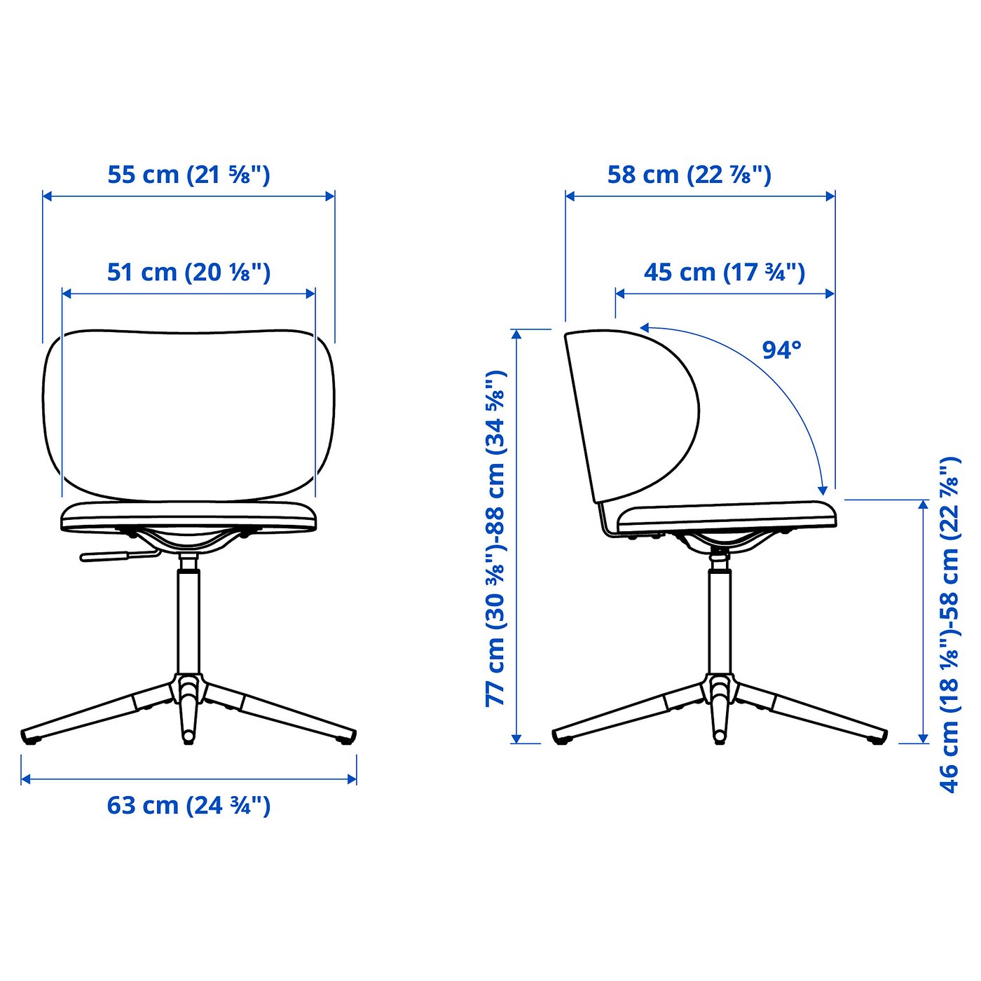 KRYLBO swivel chair, Tonerud dark beige - IKEA