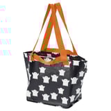 KUSTFYR Bag, ghost black/white, 27x18x27 cm 13 l