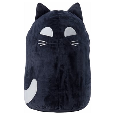 KUSTFYR Soft toy, cat black, 44 cm
