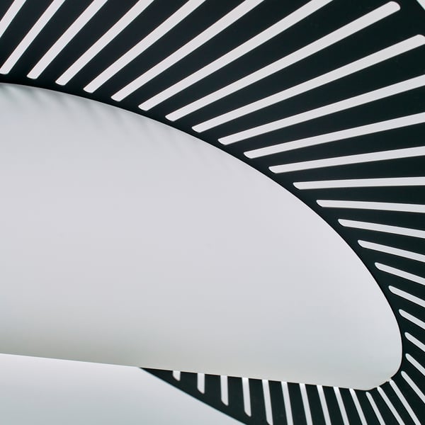 KVÄLLSDOPP / HAVSDJUP Pendant lamp, black, 72 cm