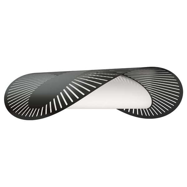 KVÄLLSDOPP Pendant lamp shade, black, 72 cm