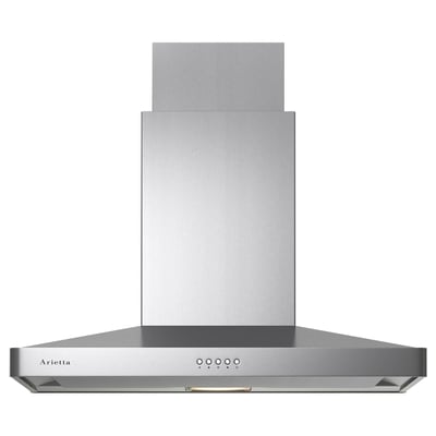 KVALITATIV / CDCA-209S Extractor fan with decorative pipe, stainless steel, 90 cm