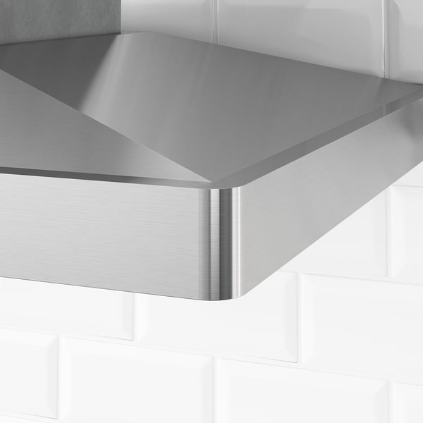 KVALITATIV Ceiling-mounted extractor hood, stainless steel, 90 cm