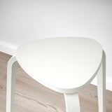 KYRRE Stool, off-white