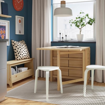 KYRRE Stool, off-white