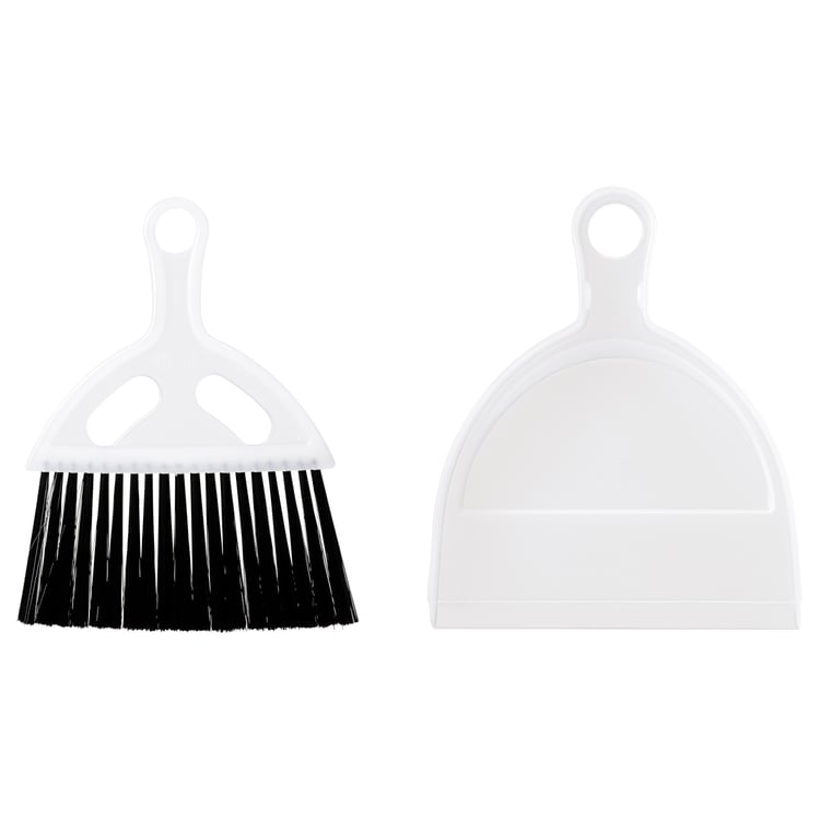 LÄSKIS broom set, transparent IKEA