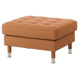 LANDSKRONA Footstool, Grann/Bomstad golden-brown/metal