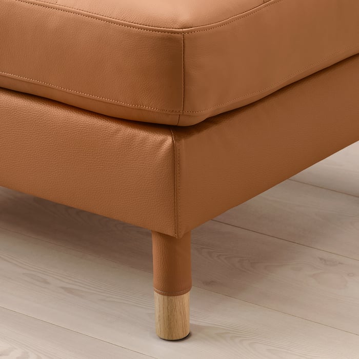 LANDSKRONA footstool, Grann/Bomstad goldenbrown/wood IKEA