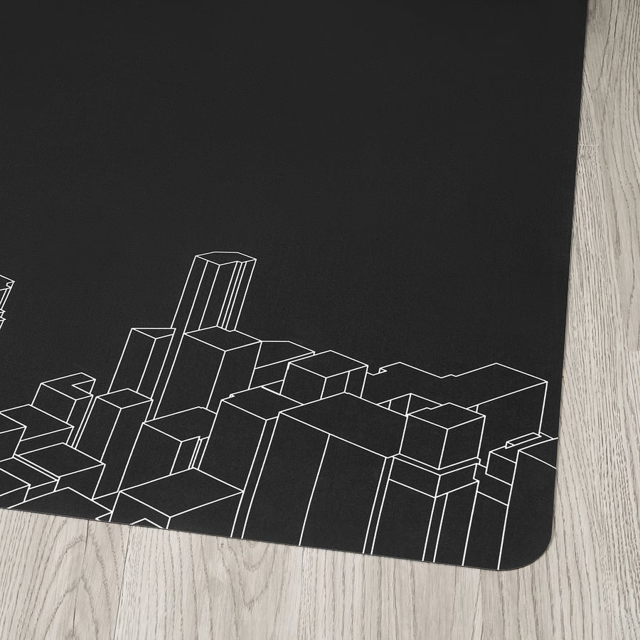 LÅNESPELARE Floor protector, 110x100 cm IKEA