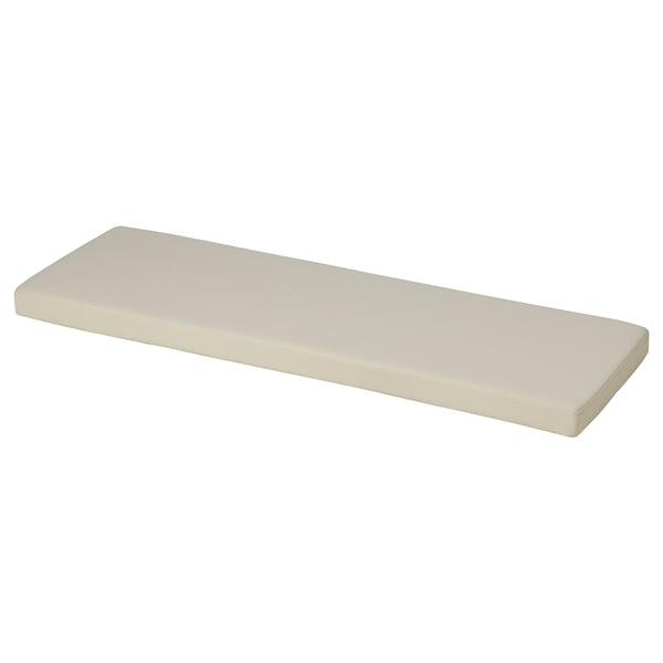 LARSINGE Bench cushion, beige, 105x35 cm