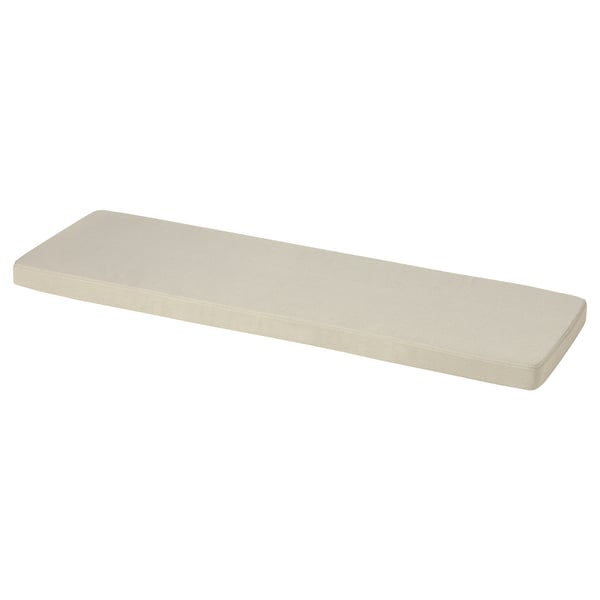 LARSINGE Bench cushion, beige, 115x35 cm
