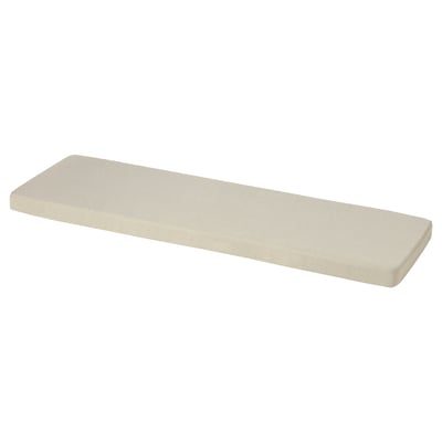 LARSINGE Bench cushion, beige, 115x35 cm