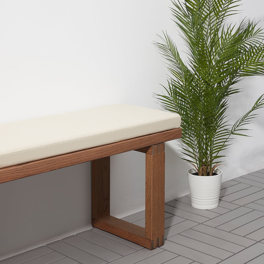 LARSINGE bench cushion, beige, 115x35 cm IKEA