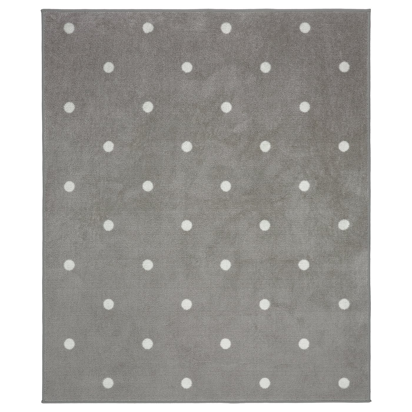 black and white nursery rug