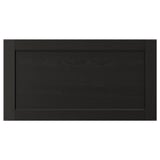 LERHYTTAN Drawer front, black stained, 75x40 cm