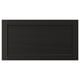 LERHYTTAN Drawer front, black stained, 75x40 cm