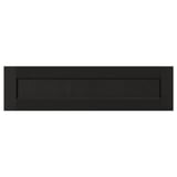 LERHYTTAN Drawer front, black stained, 75x20 cm