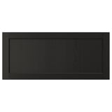 LERHYTTAN Drawer front, black stained, 90x40 cm