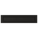 LERHYTTAN Drawer front, black stained, 90x20 cm