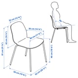 LIDÅS Chair, black/Sefast black