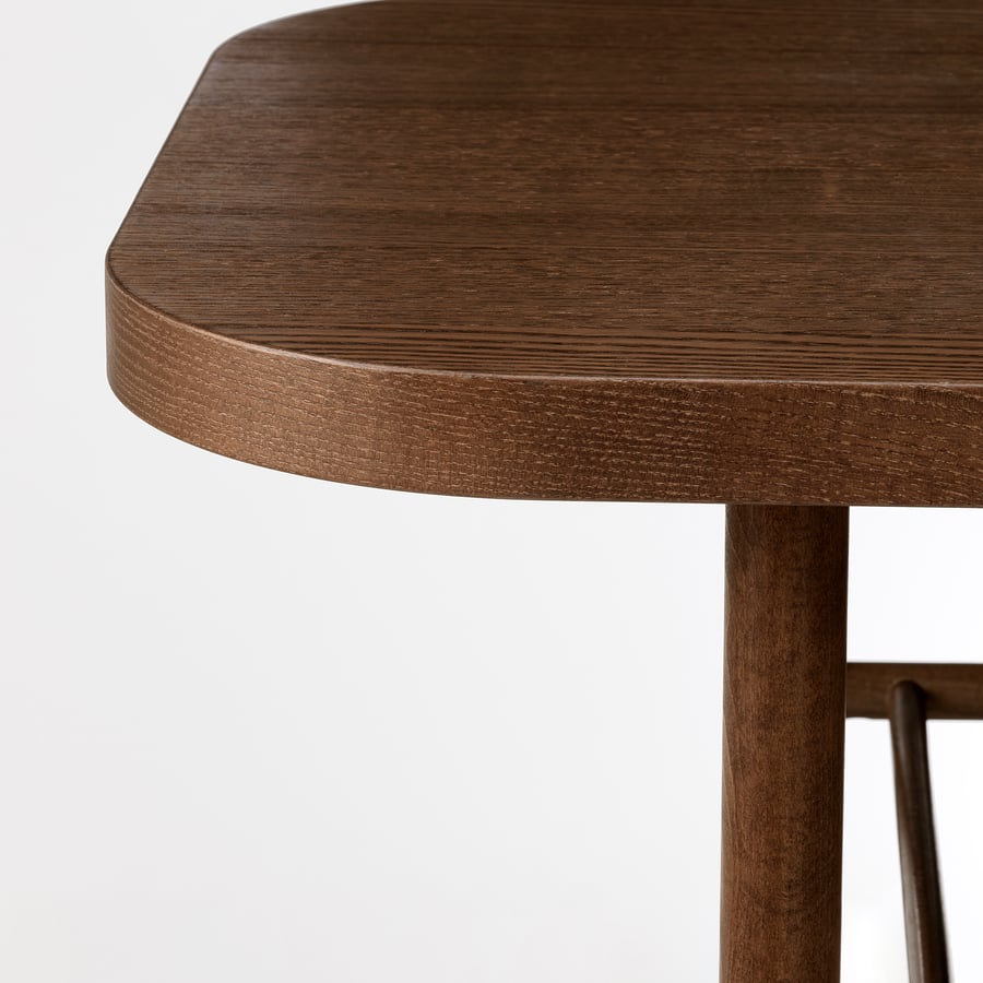 LISTERBY Coffee table, brown, 140x60 cm IKEA