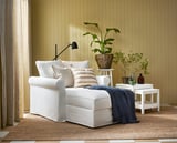 LOHALS Rug, flatwoven, natural, 133x195 cm