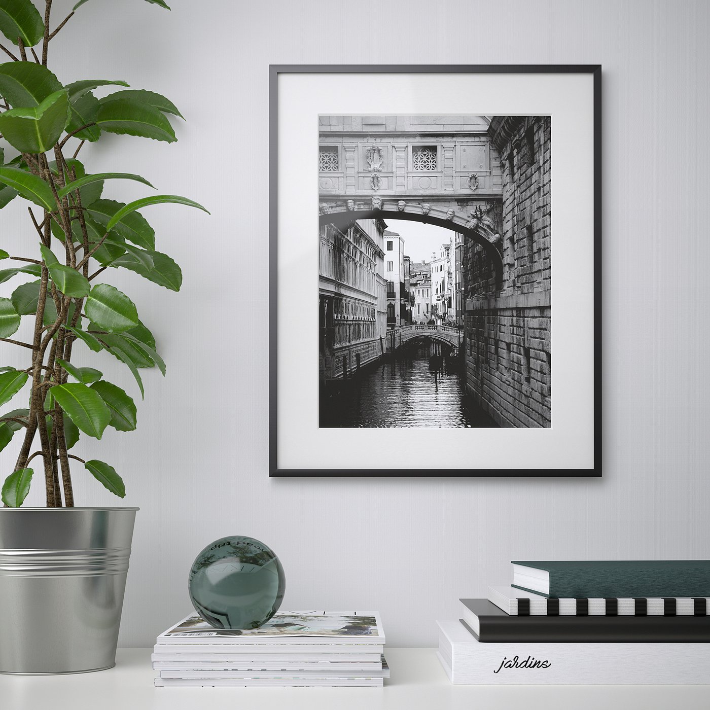 LOMVIKEN frame, black, 40x50 cm - IKEA