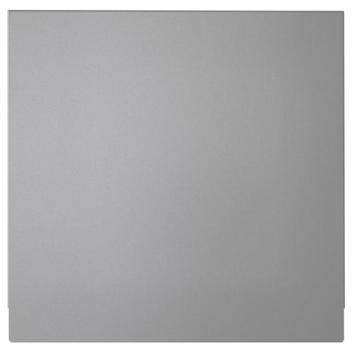 LUFTIG appliance, square, metallic grey, smooth finish.