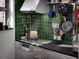 LUFTIG Wall mounted extractor hood, silver-colour