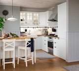 LUFTIG Wall mounted extractor hood, silver-colour