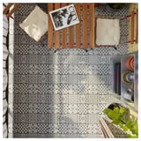 MÄLLSTEN Top part, outdoor floor decking, grey/white, 0.81 m²