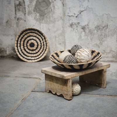 MÄVINN Wall decoration, set of 2, banana fibre handmade
