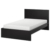 MALM Bed frame, high, black-brown, 120x200 cm