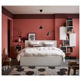 MALM Bed frame with mattress, white/Vesteröy extra firm, 140x200 cm