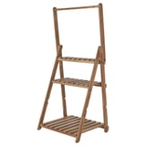 MANNAASK Plant stand with hanger, indoor/outdoor acacia, 140 cm