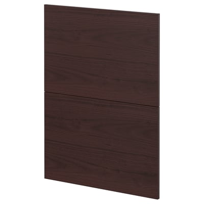 METOD 2 fronts for dishwasher, Askersund dark brown/ash effect, 60 cm