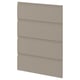 METOD 4 fronts for dishwasher, Upplöv matt dark beige, 60 cm