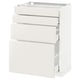 METOD Base cab 4 frnts/4 drawers, white Maximera/Veddinge white, 60x41x80 cm